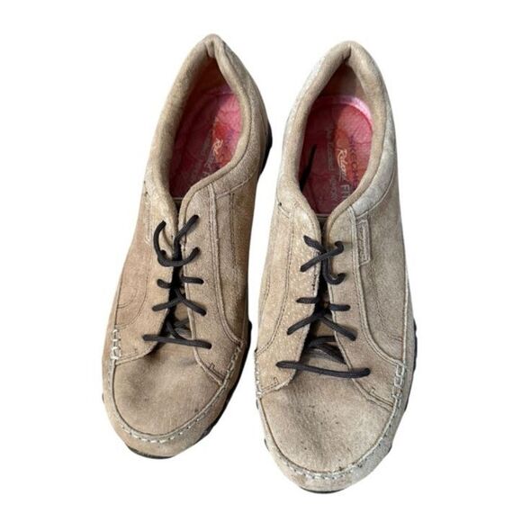 Skechers Shoes Womens 8.5 Relaxed Fit Bikers Curbed Sneakers 49336 Brown Suede - Picture 10 of 11